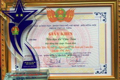 Trường TH Lê Văn Tám hoàn thành chỉ tiêu “ Liên đội xuất sắc – Nghìn việc tốt” năm 2