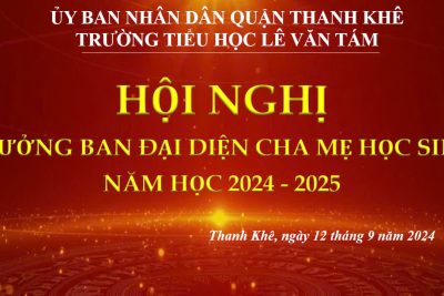 HỘI NGHỊ TRƯỞNG BAN ĐẠI DIỆN CMHS NĂM HỌC 2024-2025